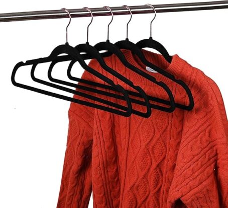 Velvet Cloth Hanger Premium Quality (Pack of 10ps) - Image 3
