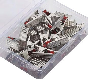 KAIRA INTERNATIONAL Stainless Steel Cloth Clips for Drying Clothes (Pkt of 12Ps)