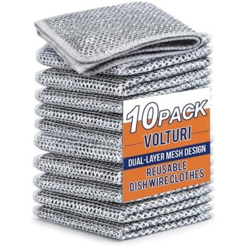 Steel Scrubber for Utensils Cleaning (Pack of 10ps)