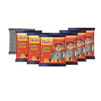Gala Super Scrubber – Made of Steel – Black (Pack Of 1Ps)