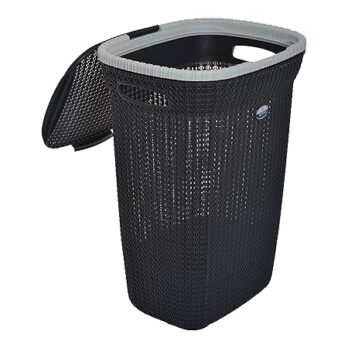 JOYO Plastic Knit Laundry Basket Big Multipupose Basket, Laundry Bin