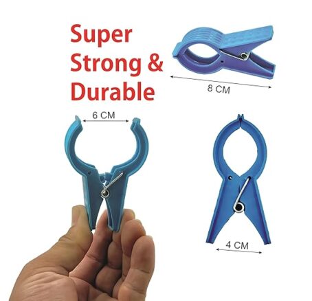 NEWMAKE PLASTIC Kiwi Cloth Clip For Multipurpose Cloth Pins for Indoor and Outdoor Use, Strong and Durable Clipper for Hanging Multicolor (Pkt Of 12Pcs) - Image 4