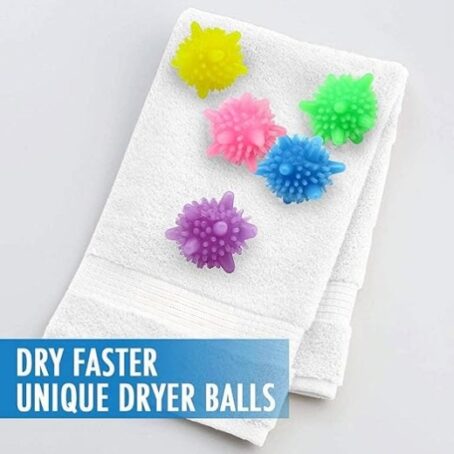 Silicon Washing Machine Cloth Wash Ball (Tangle) Multicolor (Pkt Of 4Pcs) - Image 3