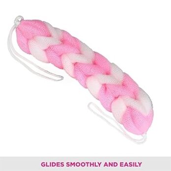 Long Heavy Body Loofah for Men and Women Multicolor (Pack Of 1Pcs)