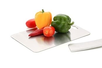 Stainless Steel Chopping Board Vegetable,Fruit Cutting, Kneeding, Cake Prep, Heavy Duty Chopping-Board