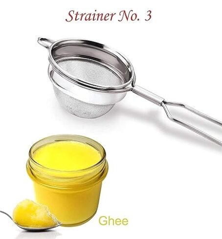 YASH Stainless Steel Tea Coffee Strainer (304 Steel Food Grade) Pack Of 1Pcs - Image 5