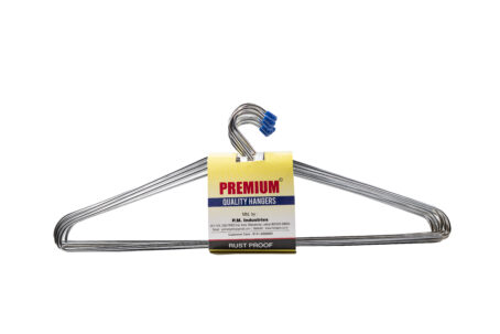 PREMIUM BLUE CAP STEEL HANGER (Pack of 12ps)