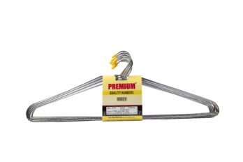 PREMIUM YELLOW CAP STEEL HANGER (Pack of 12ps)