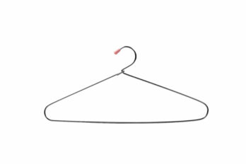 PREMIUM PINK CAP STEEL HANGER BABY SIZE (Pack of 12ps)