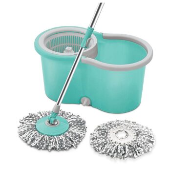 MILTON SPOTZERO SPIN MOP WITH 1 MICRO FIBER REFILLS