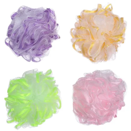 Extra Soft Body loofah for bathing Women,Men & Kids Multicolor (Pack Of 1Pcs) - Image 3