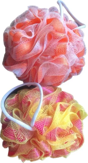 Extra Soft Body loofah for bathing Women,Men & Kids Multicolor (Pack Of 1Pcs)