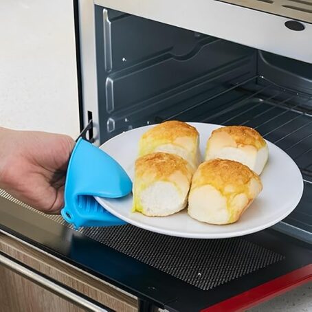 Silicone Pinch Grip Mitten Oven Mitt Gripper Grip Kitchen Potholder Utensil Tool -  Set Of2 Pcs - Image 3