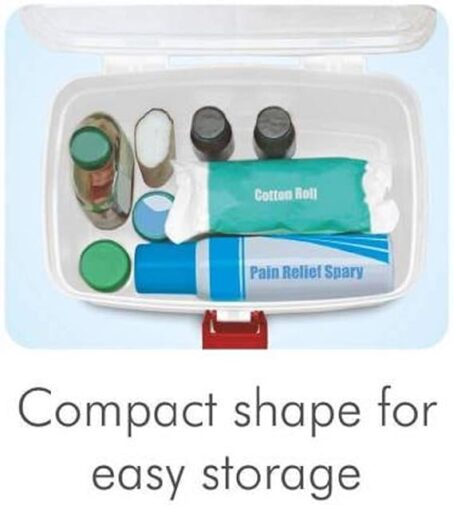 SONAL  Multi Purpose Storage Box - Medical Box, First Aid, Jewelry, (Large, White) - Image 3